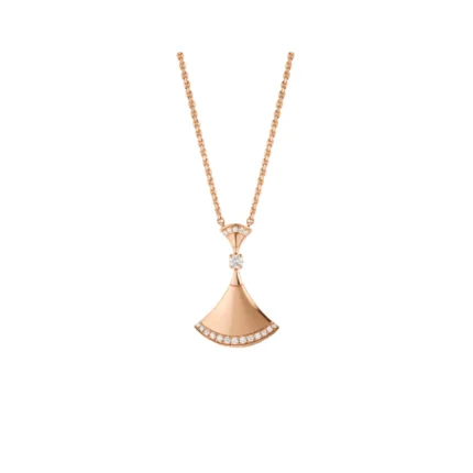 [BV]DREAM NECKLACE PINK GOLD DIAMOND