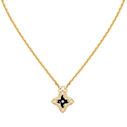 [LV]STAR PEDANT GOLD DIAMOND NECKLACE