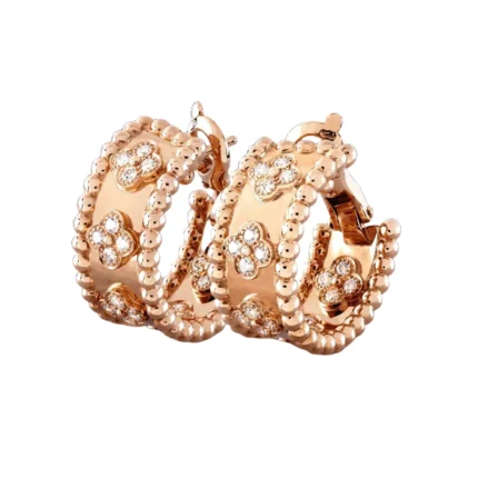 [VCA]PERLEE DIAMOND EARRINGS