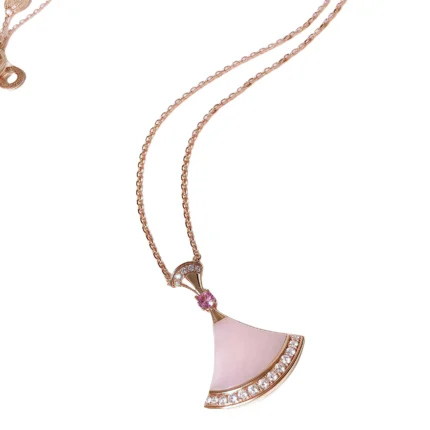 [BV]DREAM NECKLACE PINK MOP DIAMOND